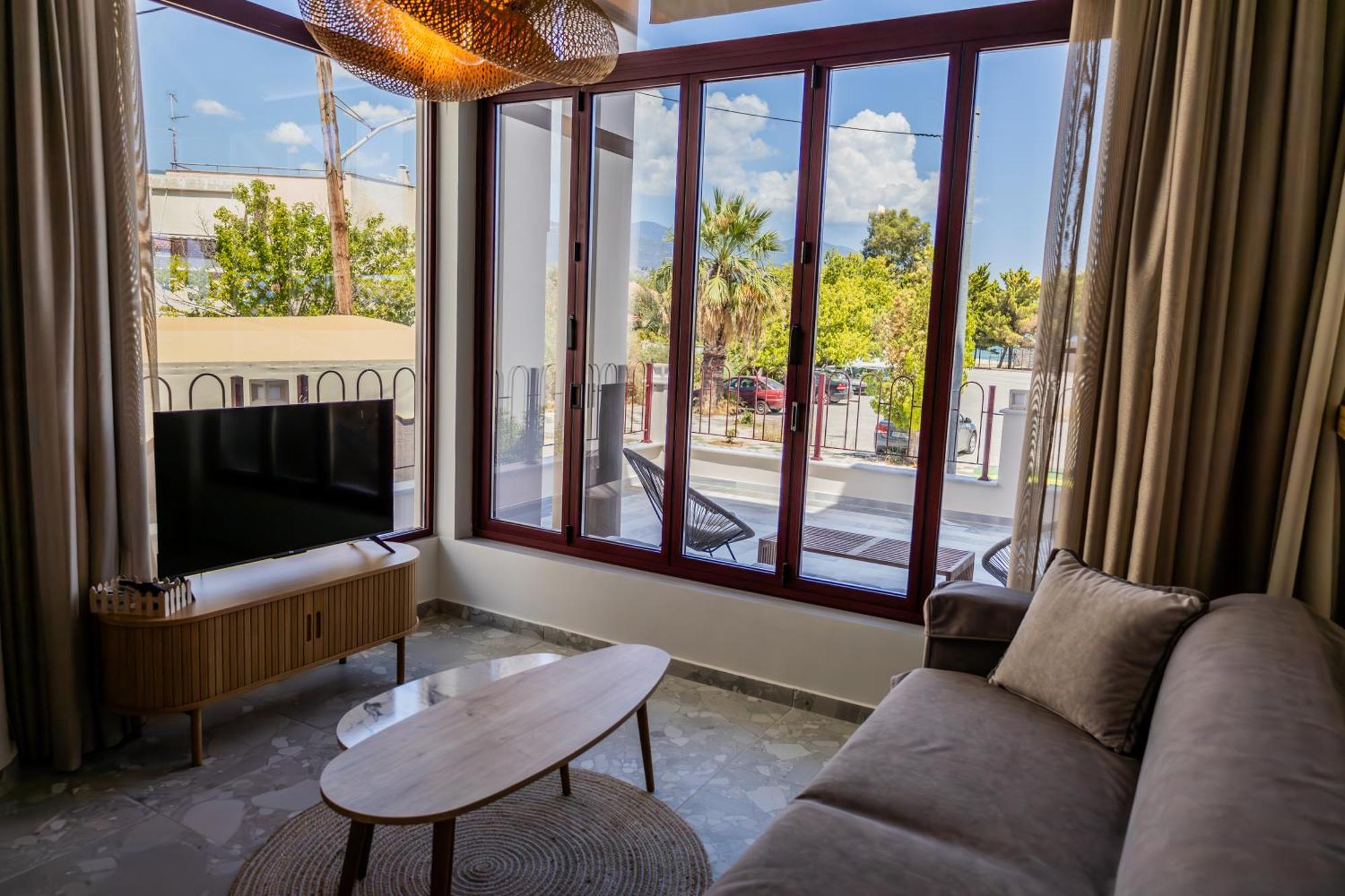Take Me Here With A Sea View By Salt Apartments Волос Екстериор снимка